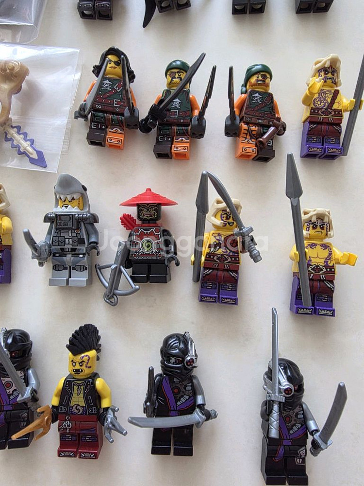 레고 닌자고 악당 미니피규어 일괄 판매--6