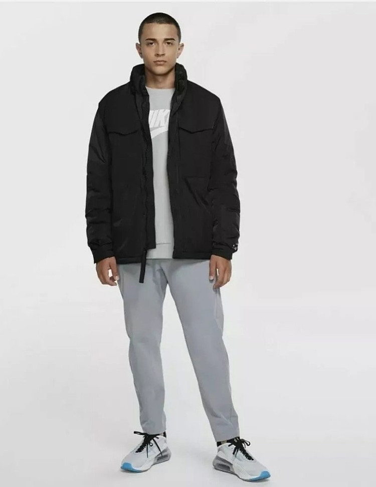 나이키 스포츠웨어 신세틱 M65 자켓 블랙 M(100)--2