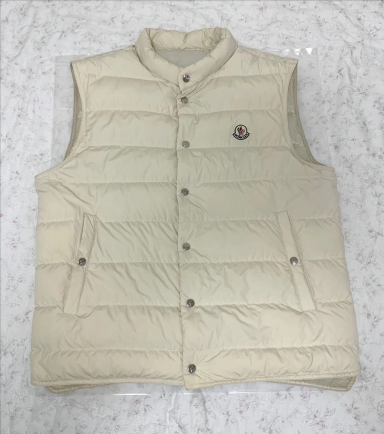 [2]몽클레어 FEBE GILET 베스트 패딩 조끼 구스다운 아이보리 이미지