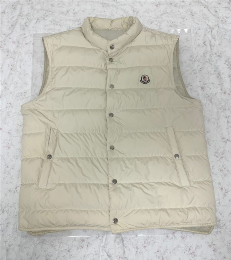 [2]몽클레어 FEBE GILET 베스트 패딩 조끼 구스다운 아이보리--1