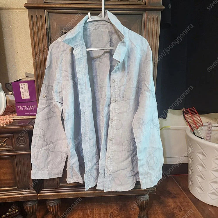 절복 개량한복 4개 스커트 누빔--2