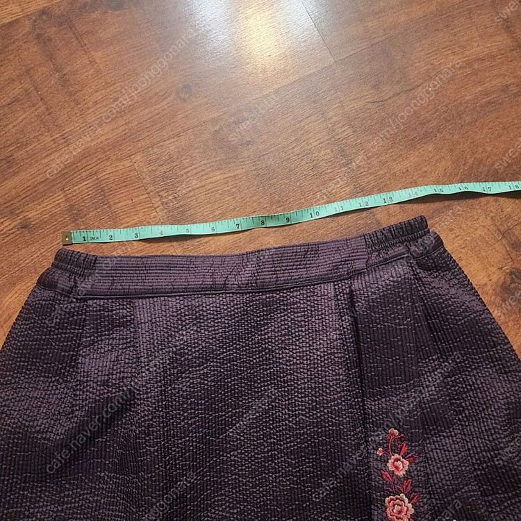 절복 개량한복 4개 스커트 누빔--5