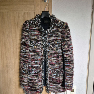 지고트 멀티컬러 트위드 자켓