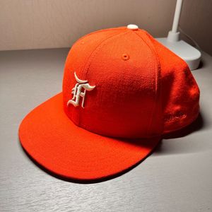 피어오브갓 뉴에라 오렌지 캡 모자