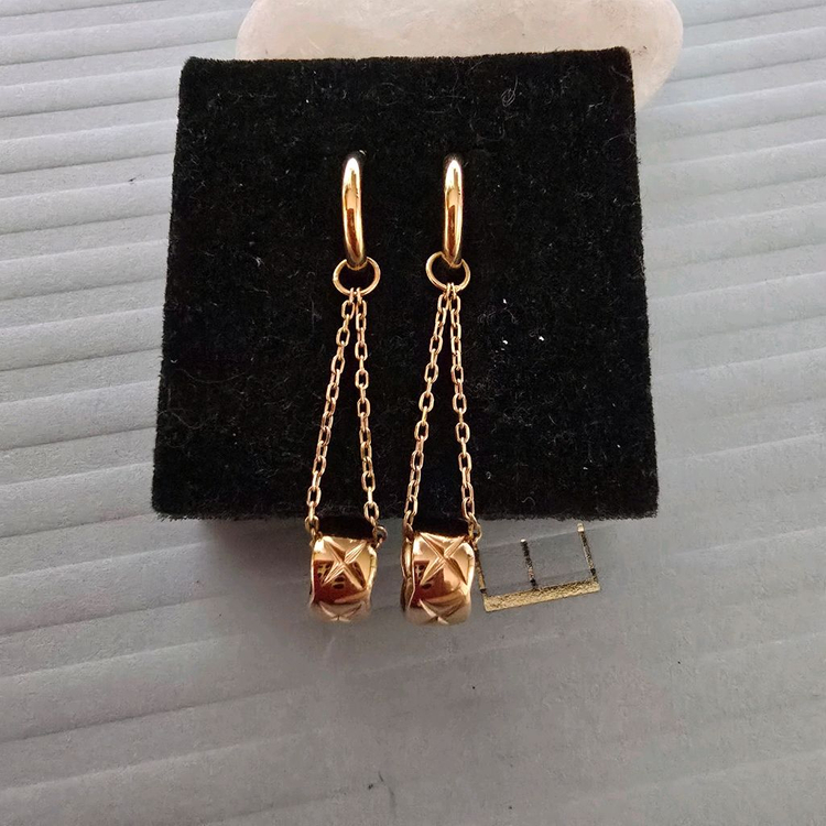 18k핑크골드 귀걸이--1