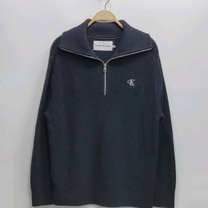 캘빈클라인 23FW 하프 집업 니트 스웨트 / 남 S (95) 블랙