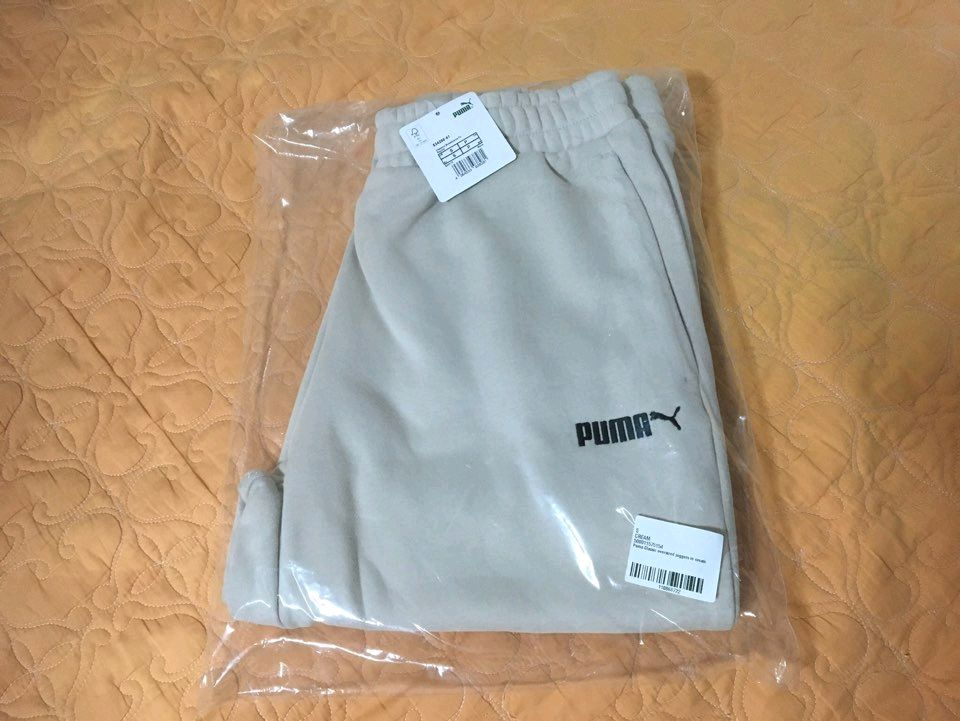 (새상품) 영국판 Puma 퓨마 크림 스웻팬츠 트레이닝 조거 팬츠 S 32 사이즈 이미지