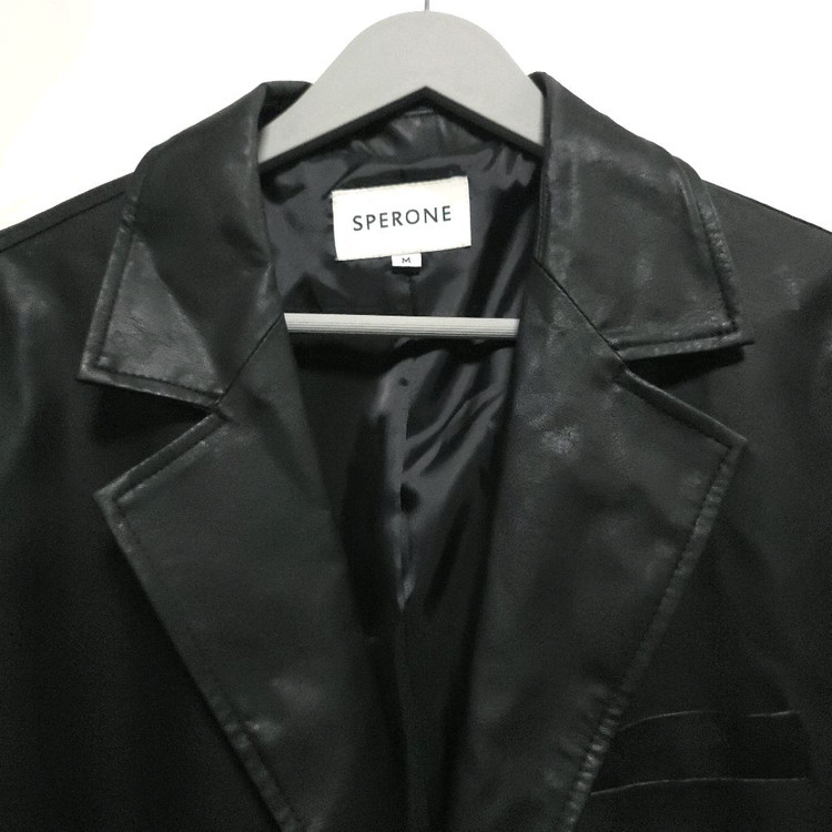 국내브랜드 폴리우레탄 PU가죽 남성 가죽 자켓 100--5