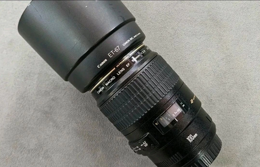 A급>캐논 백마크로 EF 100mm F2.8 MACRO USM 마크로렌즈 이미지
