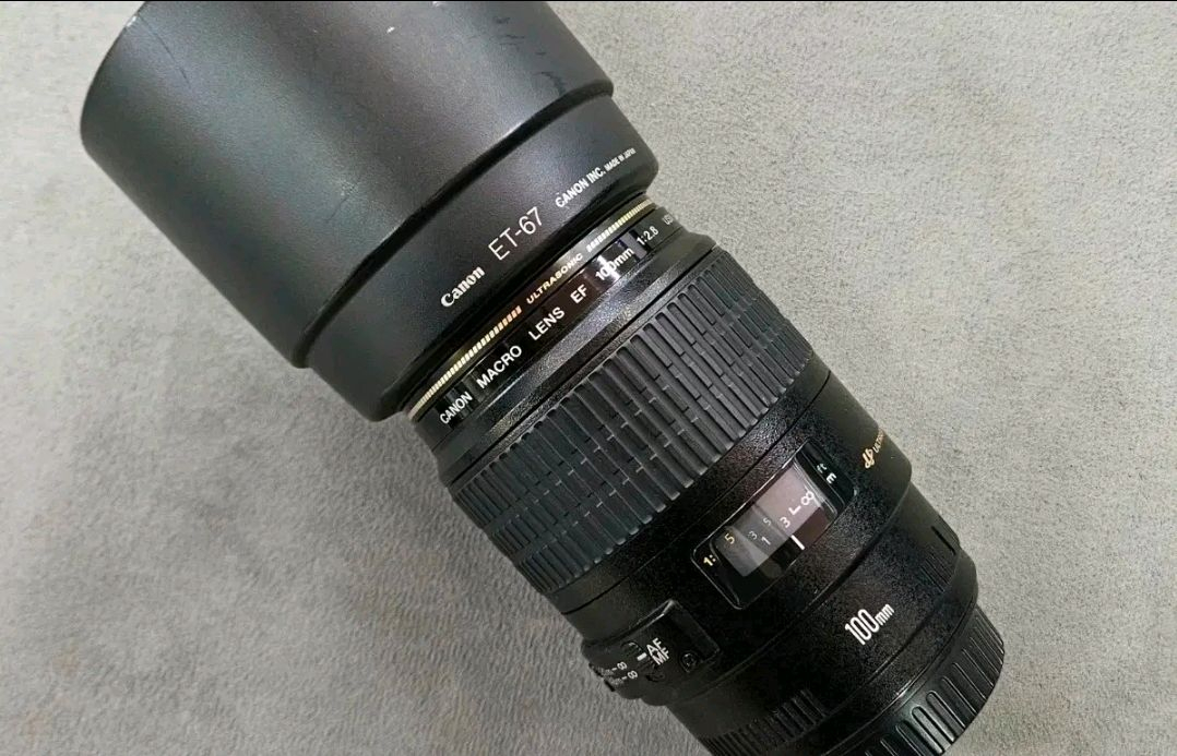 캐논 백마크로 EF 100mm F2.8 MACRO USM 마크로렌즈 이미지