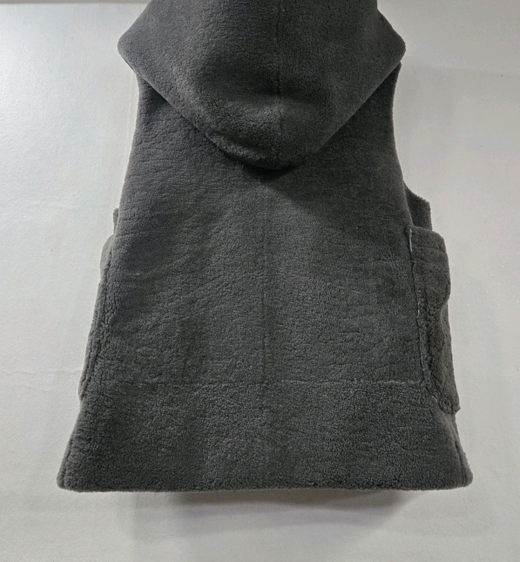 양모 후드조끼--2