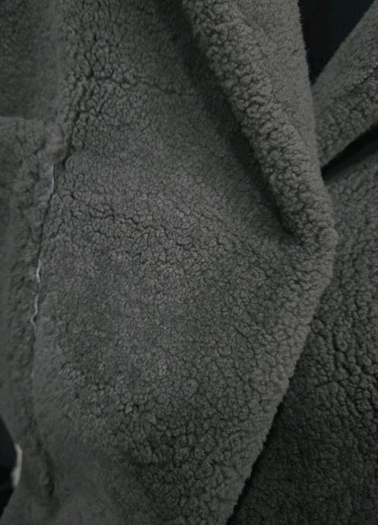 양모 후드조끼--9