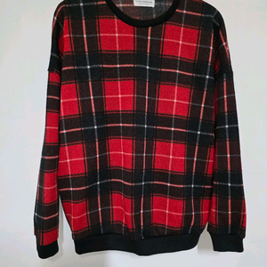 CLOTHO WARDROBE 체크패턴 남성니트 105