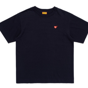 [새상품] 휴먼메이드 하트 로고 티셔츠 네이비 2XL