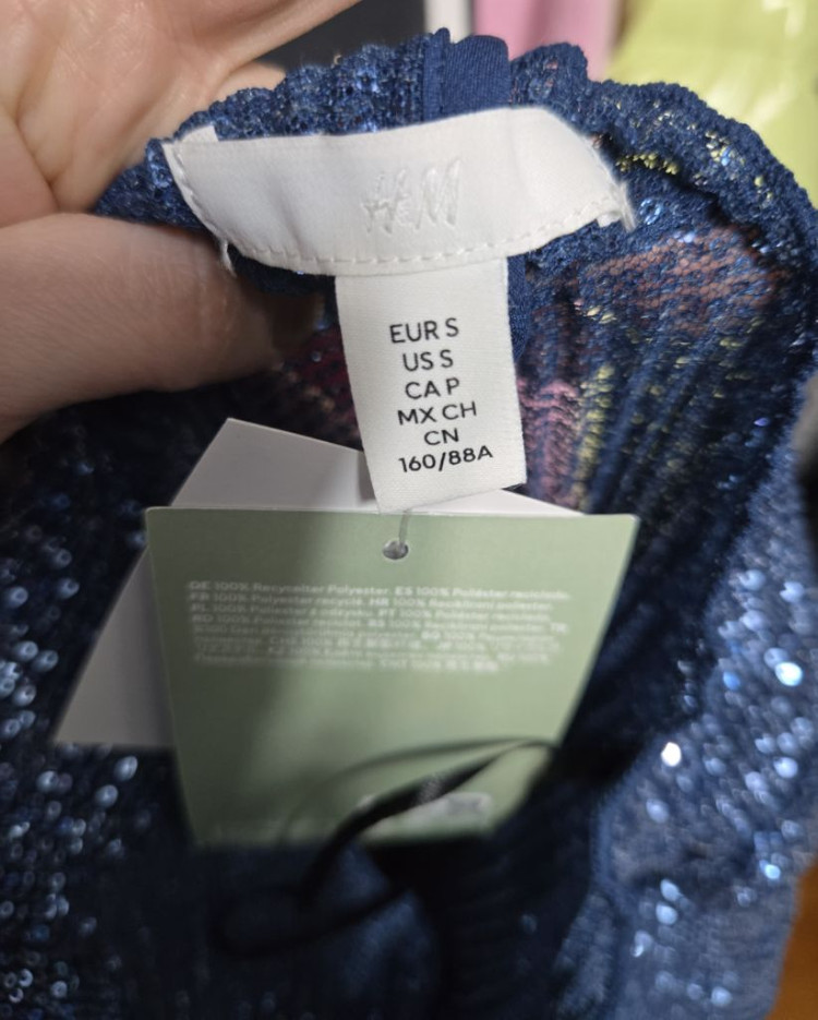 새상품> h&m 비즈 원피스 시퀀 드레스 S사이즈 팝니다--3