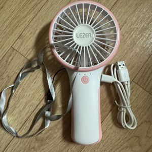 르젠 휴대용 선풍기 핑크 이미지