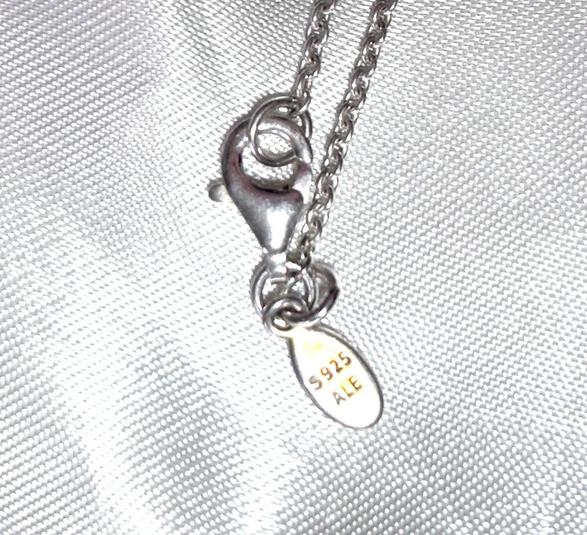 [판매](개별가)판도라 목걸이 펜던트 로켓 로돌라이트 트레저하트 14k 콤비플라워 실버 체인 이미지