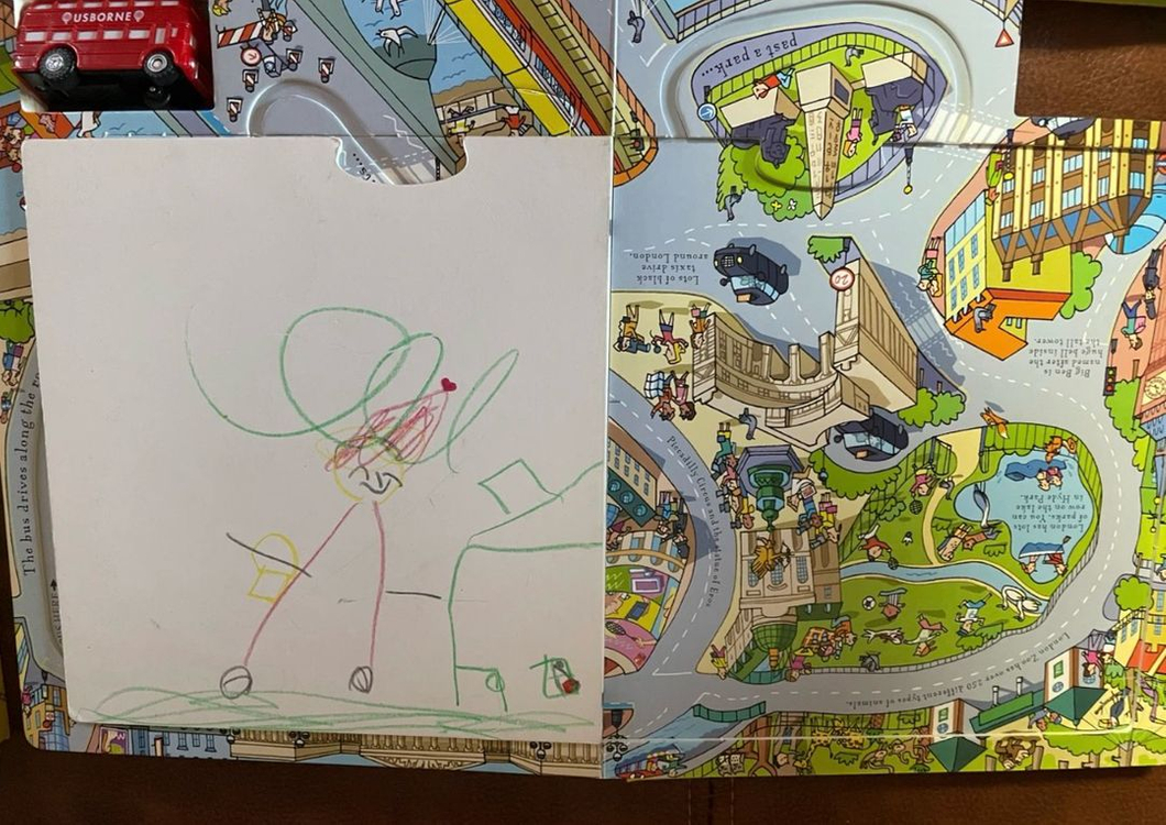 유아책 어스본 태엽책 버스 기차 2권 세트--1