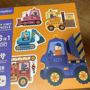 미디어 유아퍼즐 건설 현장 6 in 1