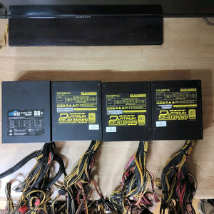 컴퓨터 파워 1250W 4개 일괄판매 (메인보드 그래픽카드 CPU