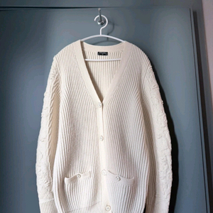 샤넬)) 가디건 캐시미어 84% 울 실크