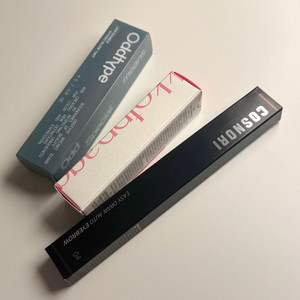 3개 일괄) 오드타입 틴트, 코스노리 아이브로우, 꽃빵 틴트 미개봉