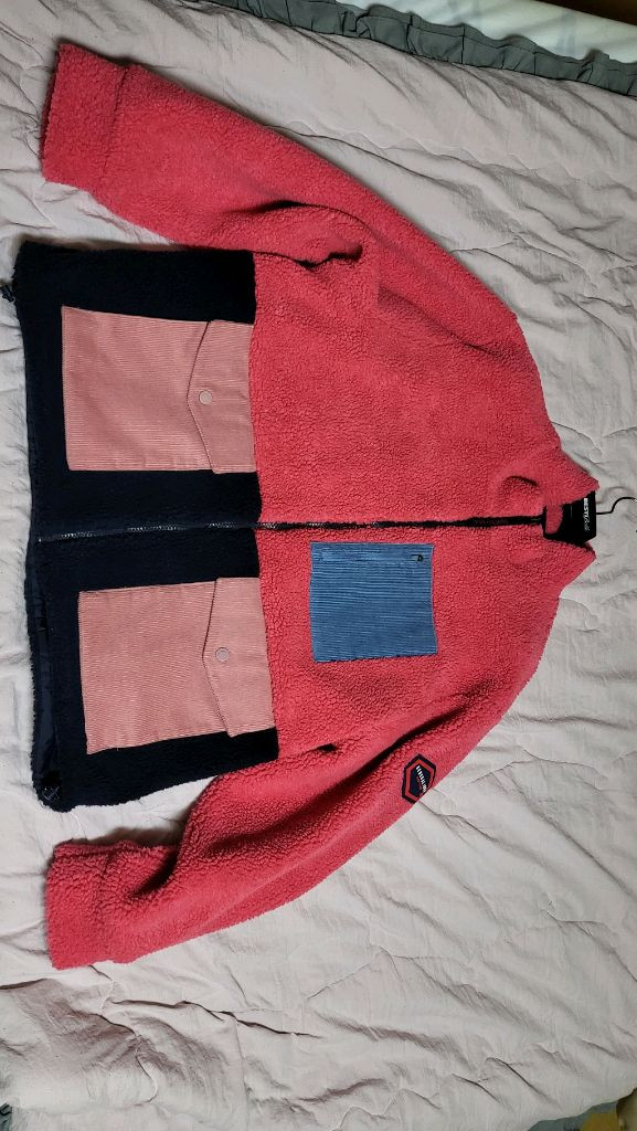 제너럴아이디어 양면 후리스 플리스 뽀글이 바람막이 판매 이미지