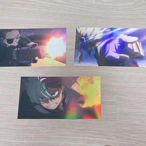 일괄) 히로아카 나히아 유어 넥스트 상영회 극장판 특전 홀로그램 엽서 세트 토도로키 올마이트 줄리오 간다니