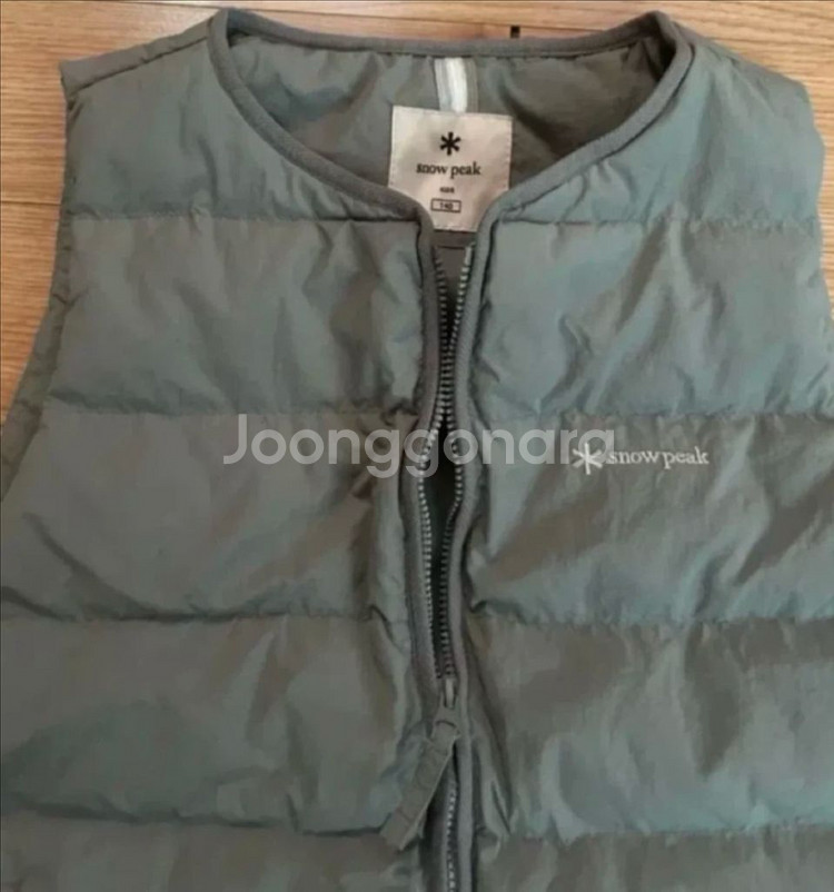 스노우피크 오리털패딩조끼 캠핑--3