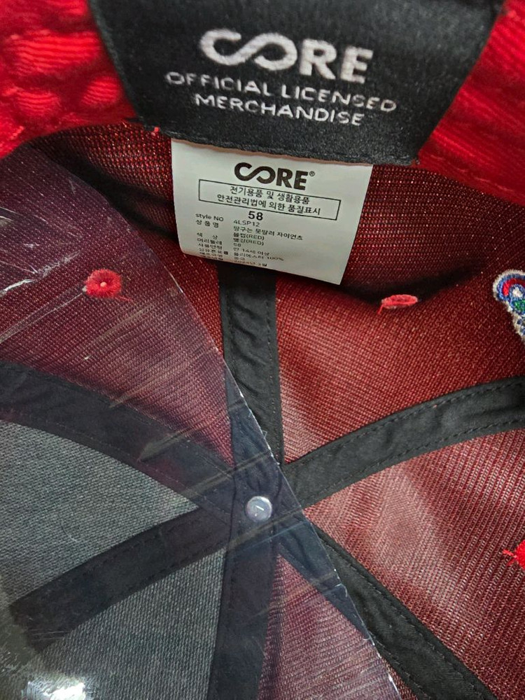 롯데 자이언츠 짱구 콜라보 볼캡 판매합니다.--4