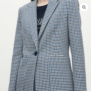 산드로 하운드투스 체크 자켓 36사이즈