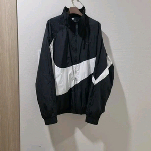 나이키 빅스우시 우븐 자켓 블랙/화이트