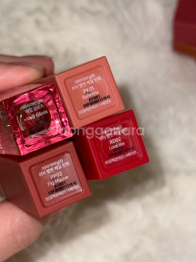 7개 일괄) 바닐라코 쉬어 벨벳 베일 틴트&글로스--1