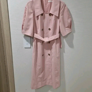 잇미샤 핑크 트렌치 원피스