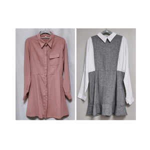 모던 긴팔 원피스 2개~