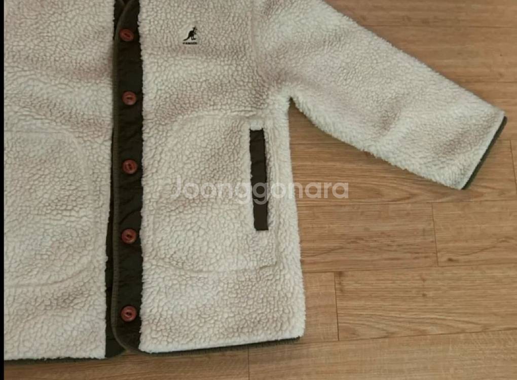 캉골키즈 뽀글이 양면점퍼 리버시블--2