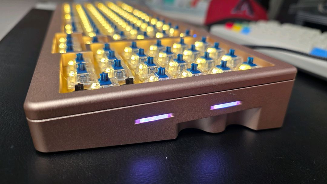 tx-cp v2 로즈골드 커스텀키보드 팝니다--2