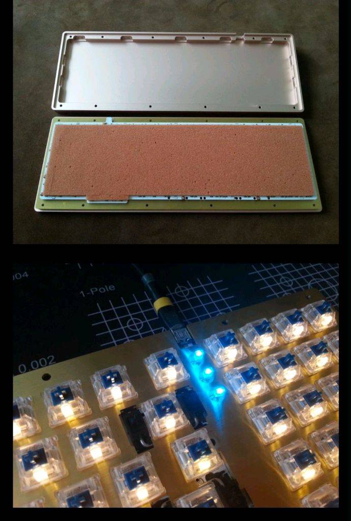 tx-cp v2 로즈골드 커스텀키보드 팝니다--8