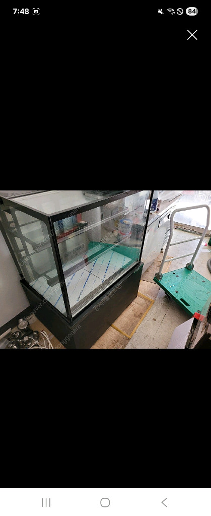 그랜드우성 900 쇼케이스 사각 3단 LED조명 카페--2