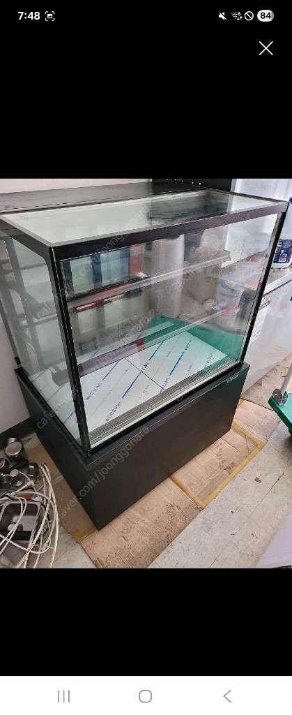 그랜드우성 900 쇼케이스 사각 3단 LED조명 카페--3