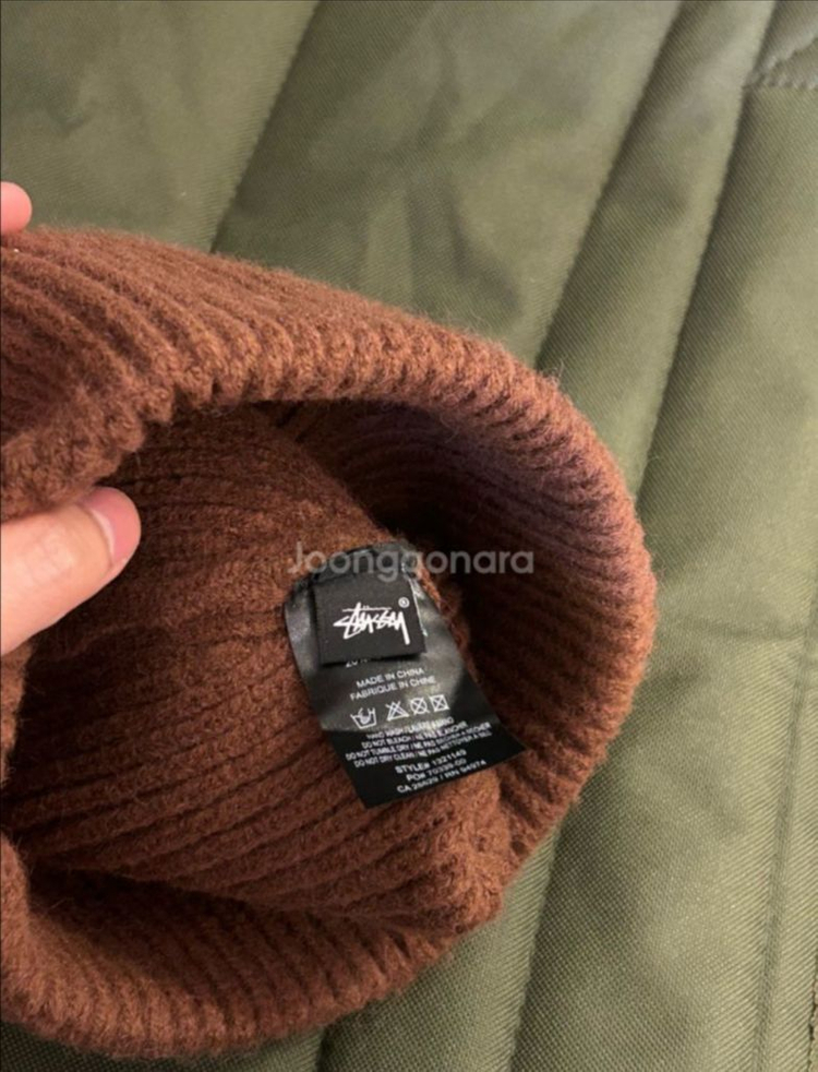 스투시 베이직 커브 비니 이미지