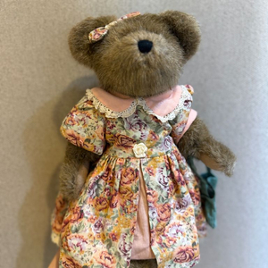 보이즈베어 테디베어 꽃무늬 원피스 인형