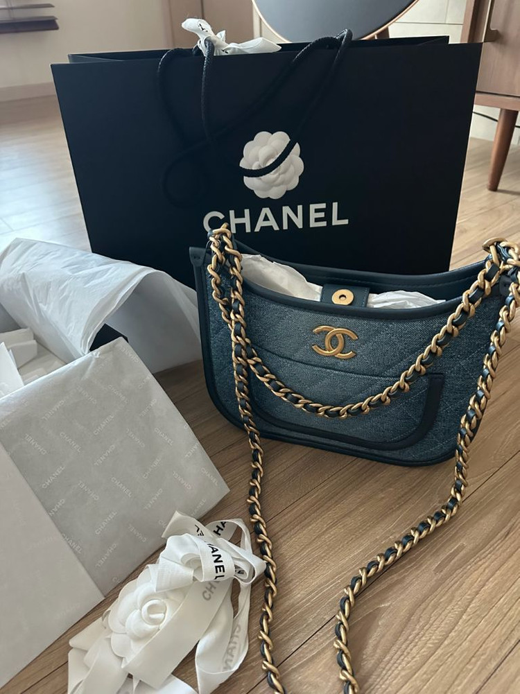 샤넬 시즌데님호보백600만착불(새상품컨디션)CHANEL--0