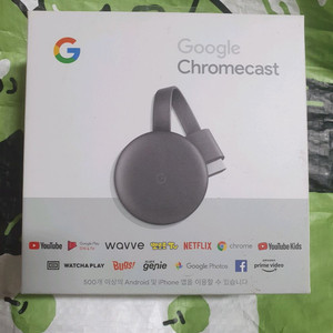 크롬캐스트 국산정품 3세대,