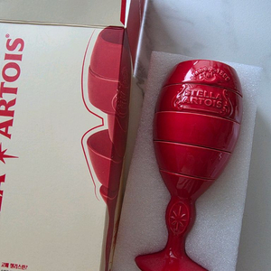 스텔라 아르투아 고메 첼리스 레드 새제품 그릇 접시