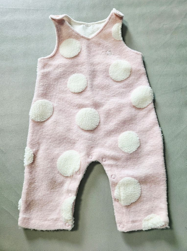 블루독베이비 유아 DOT 폼폼 우주복 SET--1