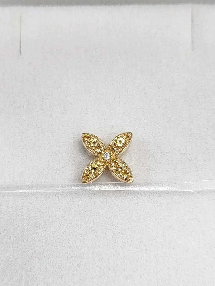 골든듀 18k 펄시피아쁘띠 옐로사파이어 펜던트--1