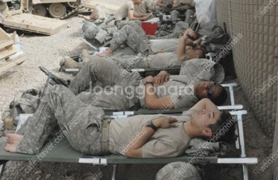 밀리터리 침낭/야전침대 /따블빽--3