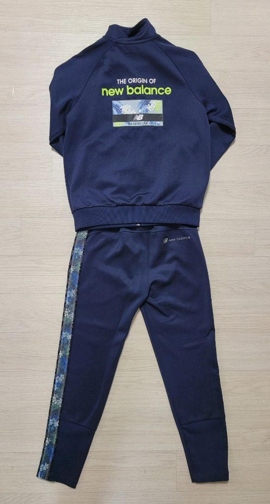 남아130 봄 가을 트레이닝셋업 뉴발란스키즈 맨투맨 티--1