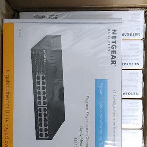 (미개봉) 넷기어 GS324 [스위칭허브 24포트 1000Mbps 렉타입]